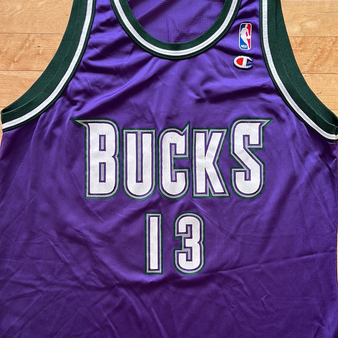 Vintage Champion NBA Jersey: Milwaukee Bucks Glenn Robinson sz 48