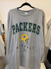 Load image into Gallery viewer, Gray Packers Helmet Riddell large print