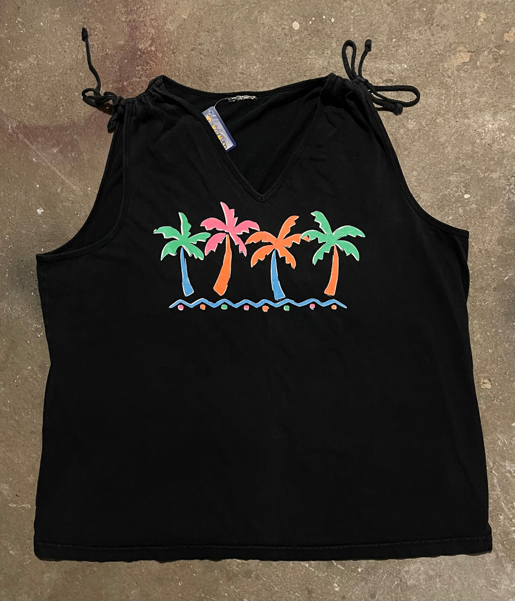 Palm tree tank top