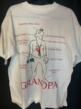 Load image into Gallery viewer, 1990s Grandpa Diagram T-Shirt