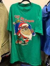 Load image into Gallery viewer, Vintage Taz the Season Xmas T shirt