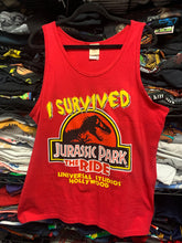 Load image into Gallery viewer, Vintage Jurassic Park Tank-top
