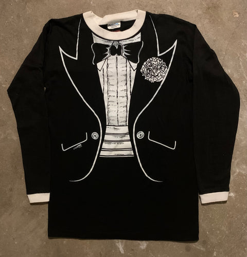 Vintage Tuxedo Tee l/s