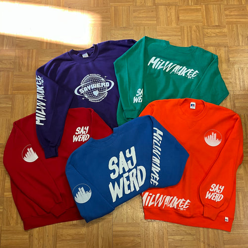 1/1 Upcycled MILWAUKEE Crewnecks (CHOOSE)