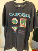 Load image into Gallery viewer, California black XXL Puffy paint “Surfing, Tanning, Sailing. my FUN vacation no where but California”