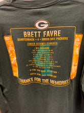 Load image into Gallery viewer, Brett Favre Packers “Thanks 4 the memories” T shirt