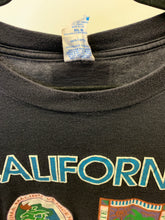 Load image into Gallery viewer, California black XXL Puffy paint “Surfing, Tanning, Sailing. my FUN vacation no where but California”