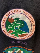 Load image into Gallery viewer, California black XXL Puffy paint “Surfing, Tanning, Sailing. my FUN vacation no where but California”