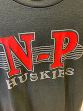 Load image into Gallery viewer, N-P Huskies faded black Medium