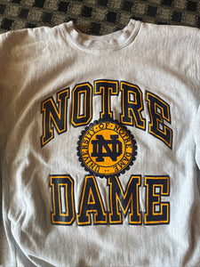Vintage Champion Notre Dame Reverse Weave