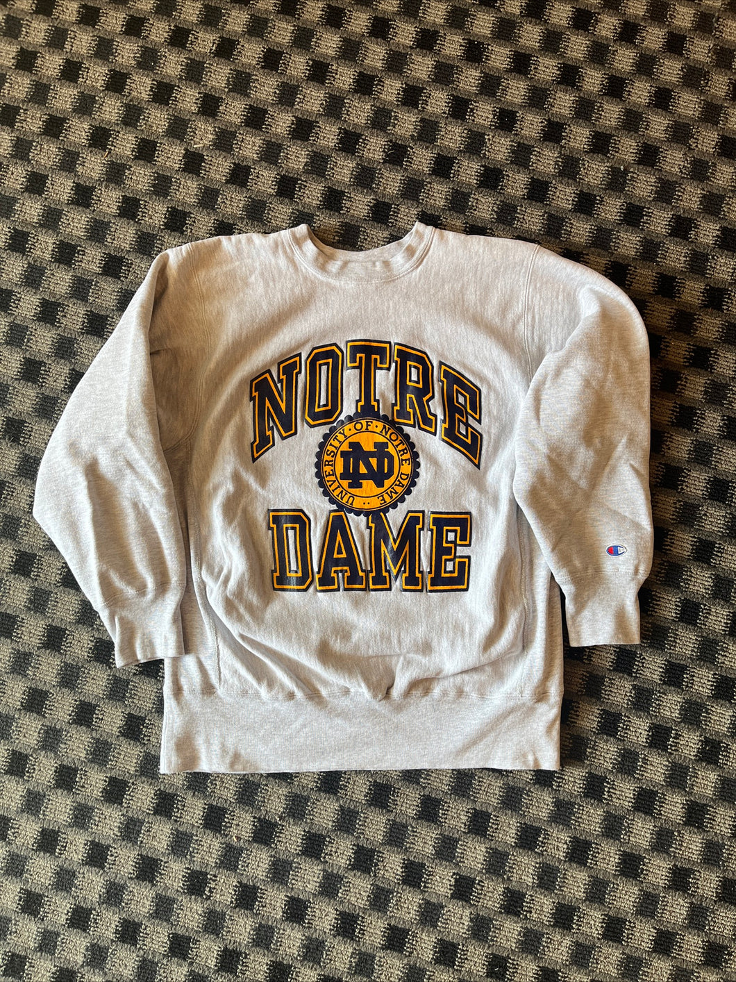 Vintage Champion Notre Dame Reverse Weave