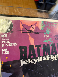 Batman #1 The Strange Case Of Jekyll & Hyde AUTOGRAPHED
