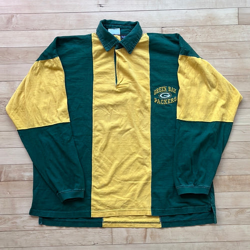Vintage Green Bay Packers Colorblock L/S