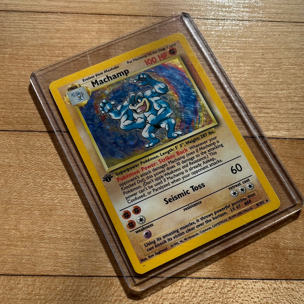Pokmon TCG - Machamp 1st Edition SayWerd Pokmon TCG - Machamp 1st Edition SayWerd
