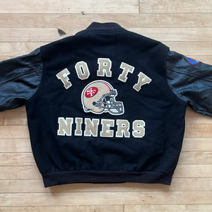 80s Chalkline Wool SF 49ers Letterman Jacket