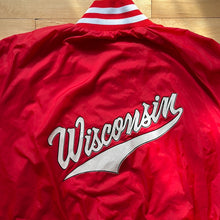 Load image into Gallery viewer, Vintage Wisconsin Badgers Bomber-Style Jacket