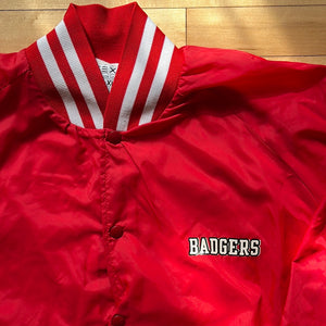 Vintage Wisconsin Badgers Bomber-Style Jacket