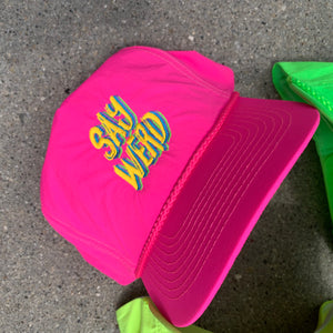 SayWerd Neon Beach Hat